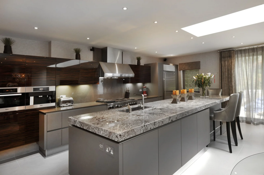 Granite Kitchen Worktop professionally supplied and installed at home in Manchester