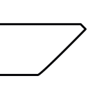 Shark nose edge worktop finish